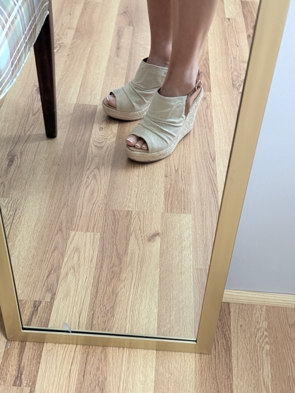 Pink Lily Jafaris Women’s Wedge Sandals SIZE 10 - Picture 3 of 9